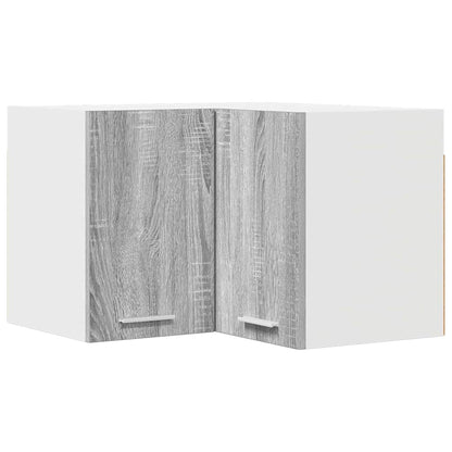 Hanging Cabinet Grey Sonoma and White 57 x 57 x 40 cm