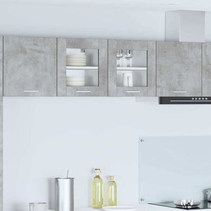 Hanging Cabinet Riga 2 pcs Concrete Grey 40 x 31 x 40 cm