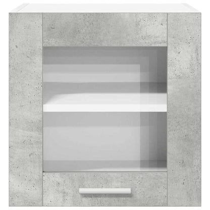 Hanging Cabinet Riga 2 pcs Concrete Grey 40 x 31 x 40 cm