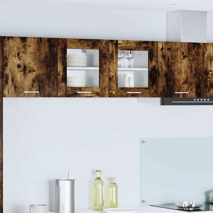 Hanging Cabinet Smoked Oak 40 x 31 x 40 cm Engineered Wood