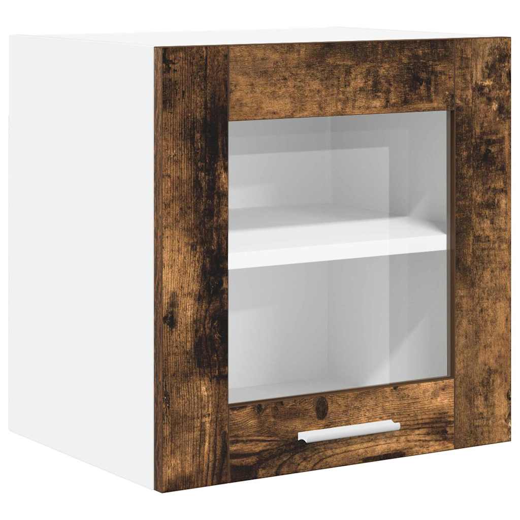 Hanging Cabinet Smoked Oak 40 x 31 x 40 cm Engineered Wood