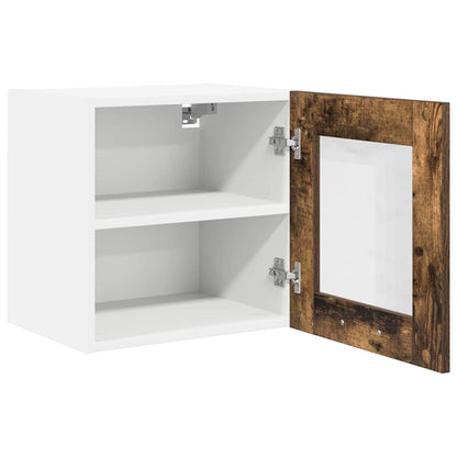 Hanging Cabinet Smoked Oak 40 x 31 x 40 cm Engineered Wood