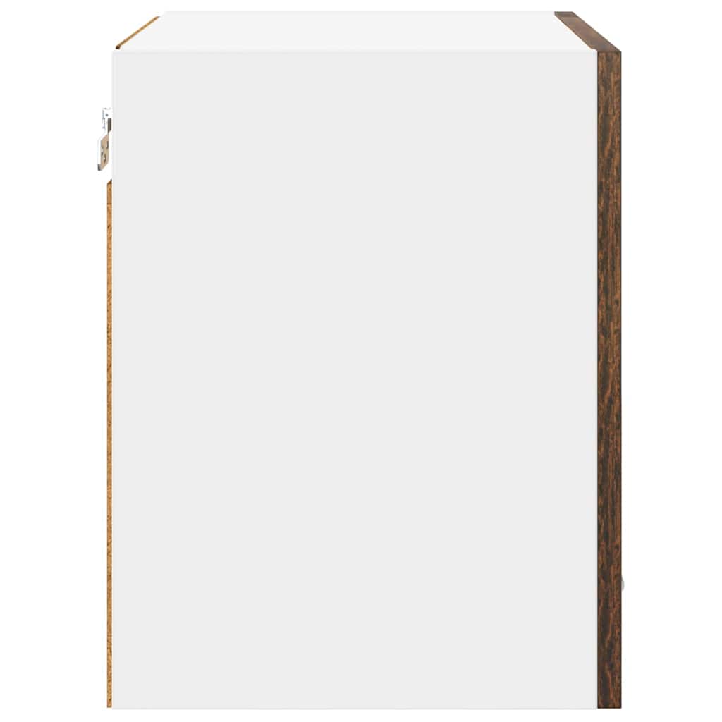Hanging Cabinet Smoked Oak 40 x 31 x 40 cm Engineered Wood
