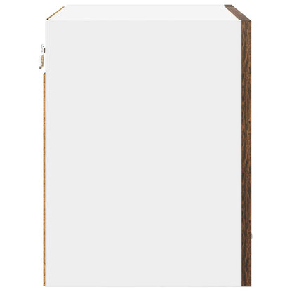 Hanging Cabinet Smoked Oak 40 x 31 x 40 cm Engineered Wood