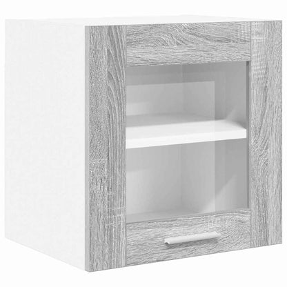 Hanging Cabinet with Storage 2 pcs Grey Sonoma 40 x 31 x 40 cm
