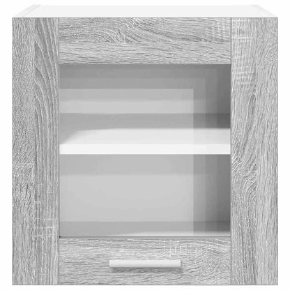 Hanging Cabinet with Storage 2 pcs Grey Sonoma 40 x 31 x 40 cm
