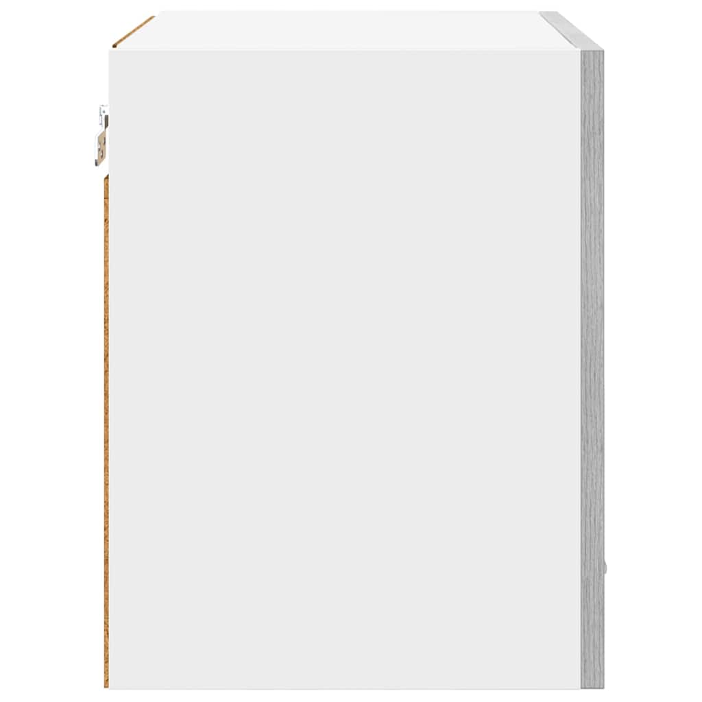 Hanging Cabinet with Storage 2 pcs Grey Sonoma 40 x 31 x 40 cm
