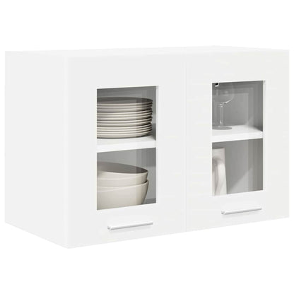 Hanging Cabinet 2 pcs White 60 x 31 x 40 cm Engineered Wood