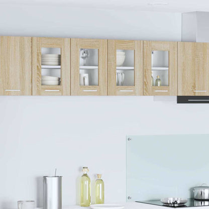Hanging Cabinet with Storage 2 pcs Sonoma Oak 60 x 31 x 40 cm