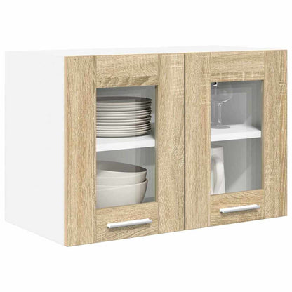 Hanging Cabinet with Storage 2 pcs Sonoma Oak 60 x 31 x 40 cm