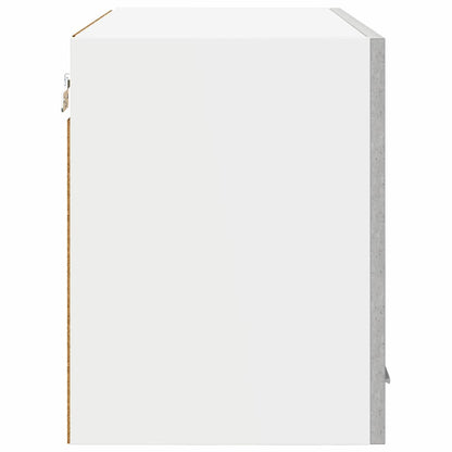 Hanging Cabinet with Door 2 pcs Concrete Grey 60 x 31 x 40 cm