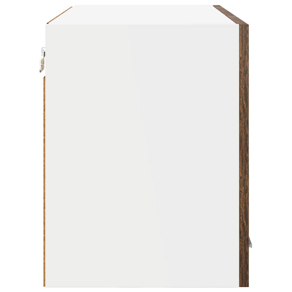 Hanging Cabinet with Storage 2 pcs Smoked Oak 60 x 31 x 40 cm
