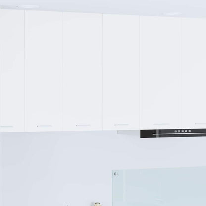 Hanging Cabinet with Door White 30 x 31 x 80 cm Engineered Wood
