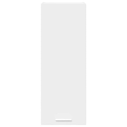 Hanging Cabinet with Door White 30 x 31 x 80 cm Engineered Wood