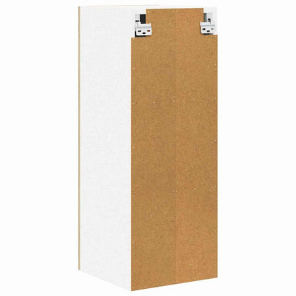 Hanging Cabinet Sonoma Oak and White 30 x 31 x 80 cm