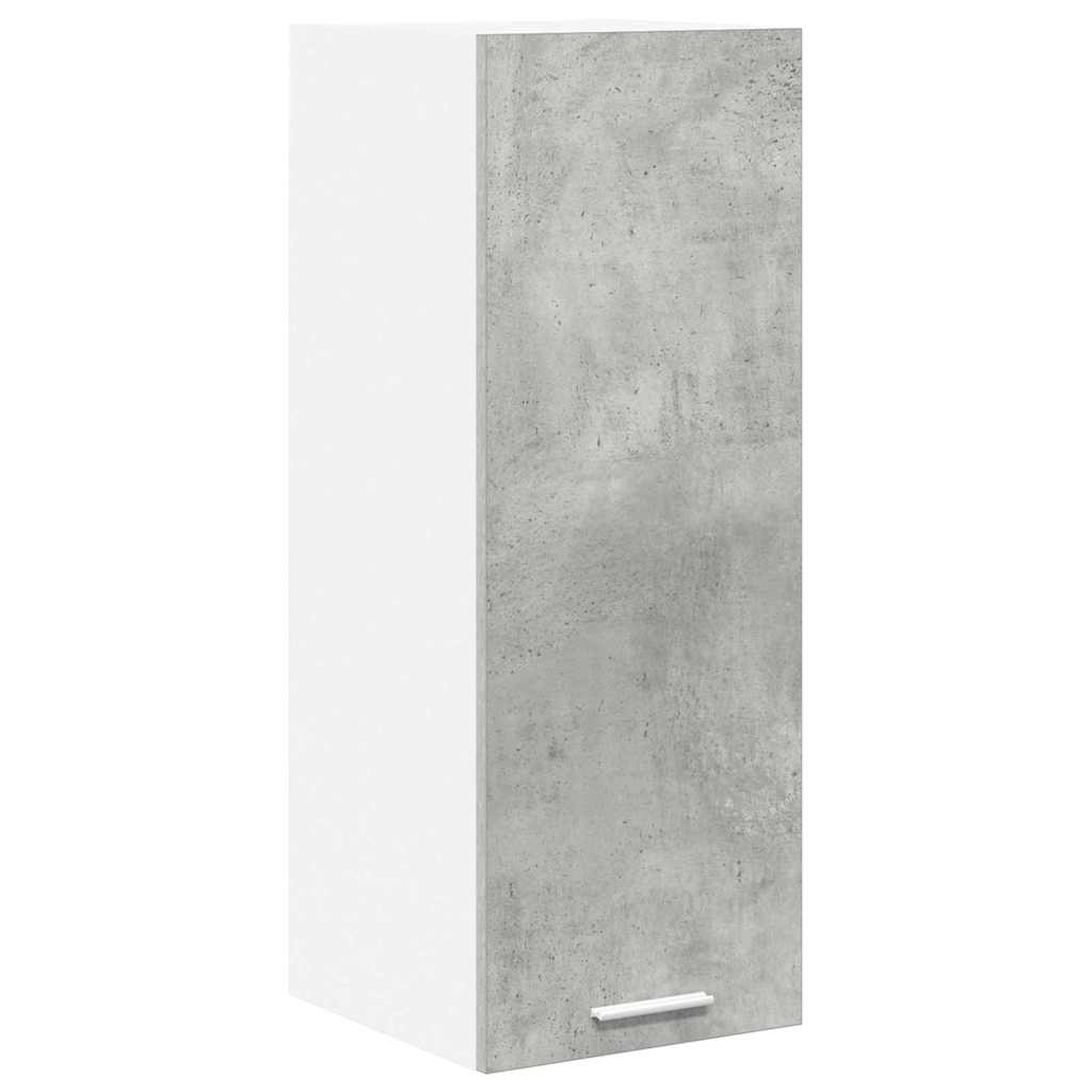 Hanging Cabinet 2 pcs Concrete Grey and White 30 x 31 x 80 cm