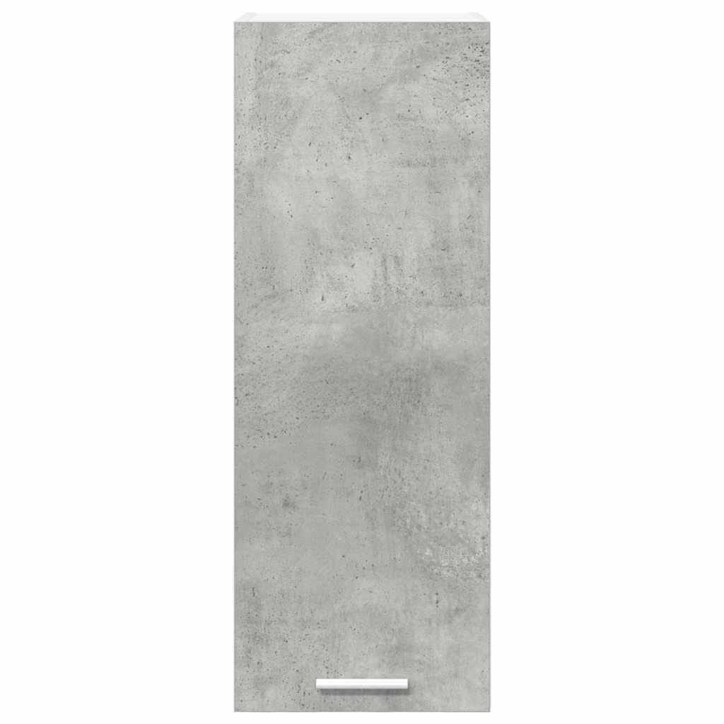 Hanging Cabinet 2 pcs Concrete Grey and White 30 x 31 x 80 cm