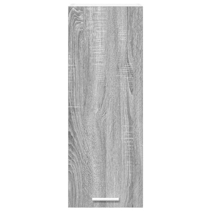 Hanging Cabinet 2 pcs Grey Sonoma and White 30 x 31 x 80 cm