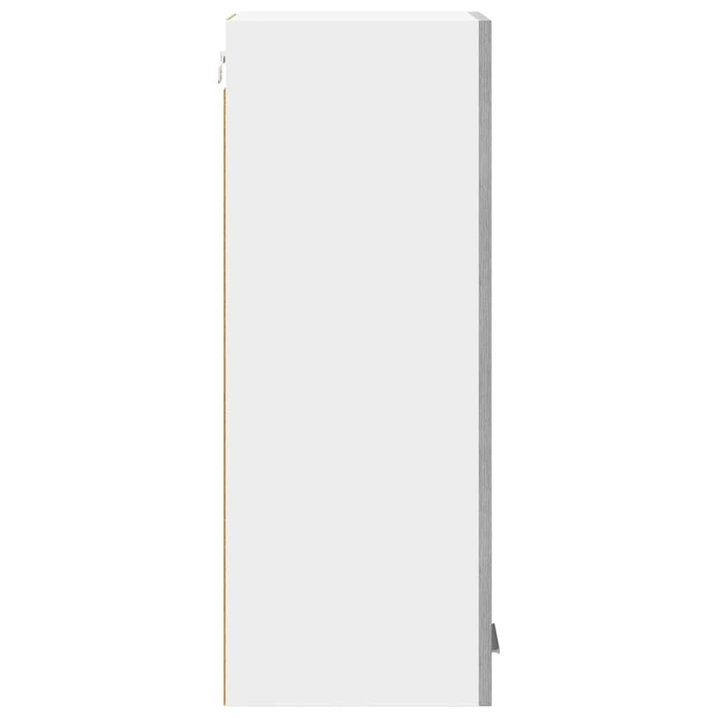 Hanging Cabinet 2 pcs Grey Sonoma and White 30 x 31 x 80 cm
