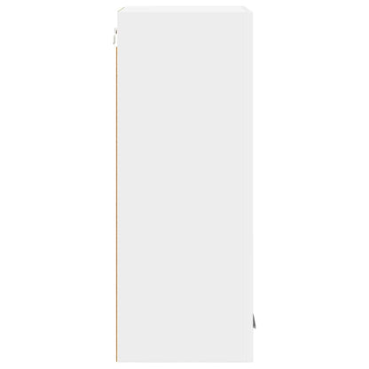 Hanging Cabinet with Door White 40 x 31 x 80 cm Engineered Wood