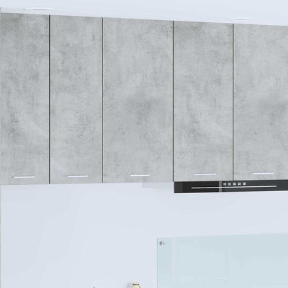 Hanging Cabinet Concrete Grey and White 40 x 31 x 80 cm