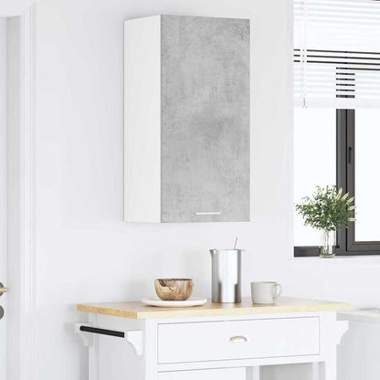 Hanging Cabinet Concrete Grey and White 40 x 31 x 80 cm