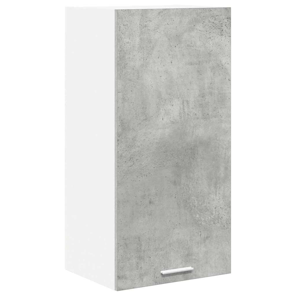 Hanging Cabinet Concrete Grey and White 40 x 31 x 80 cm