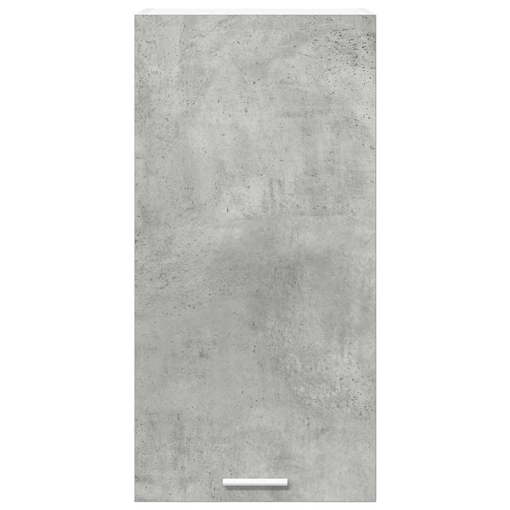 Hanging Cabinet Concrete Grey and White 40 x 31 x 80 cm