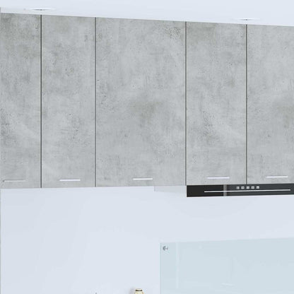 Hanging Cabinet Concrete Grey and White 50 x 31 x 80 cm