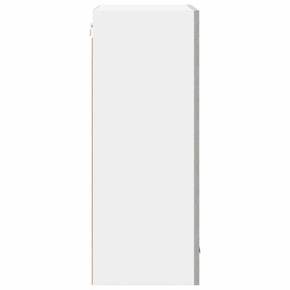 Hanging Cabinet Concrete Grey and White 50 x 31 x 80 cm