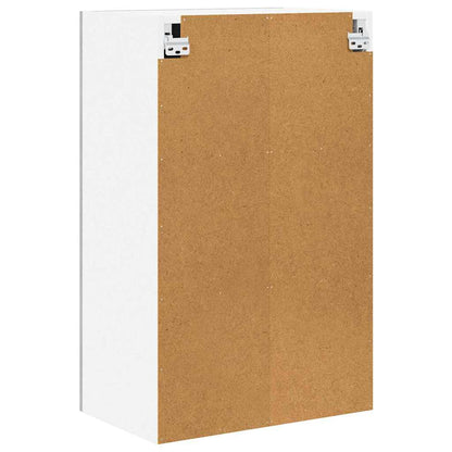 Hanging Cabinet with Door Grey Sonoma and White 50 x 31 x 80 cm