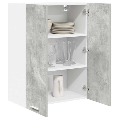 Hanging Cabinet Concrete Grey 60 x 31 x 80 cm Engineered Wood