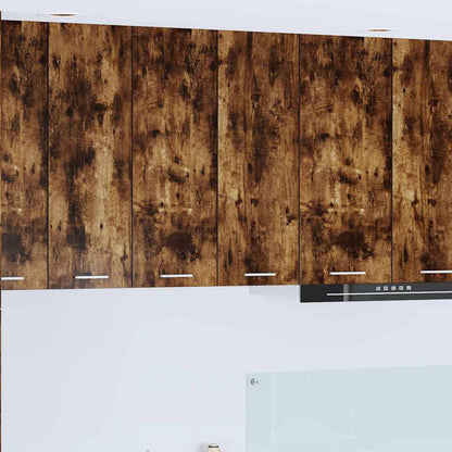 Hanging Cabinet Smoked Oak 60 x 31 x 80 cm Engineered Wood