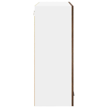 Hanging Cabinet Riga Smoked Oak 80 x 31 x 80 cm Engineered Wood
