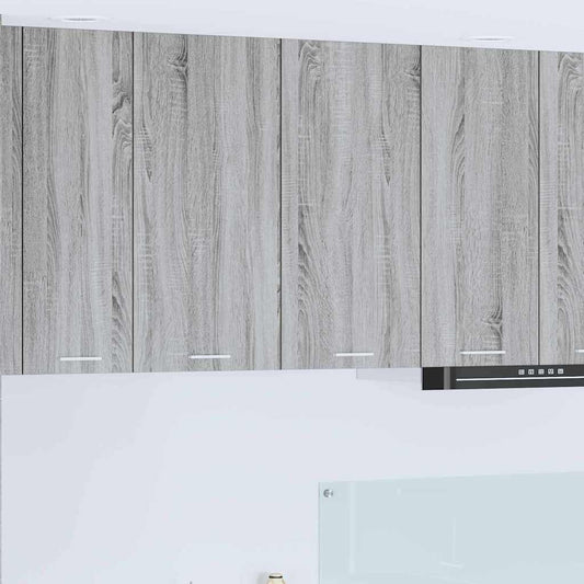 Hanging Cabinet with Storage Riga Grey Sonoma 80 x 31 x 80 cm
