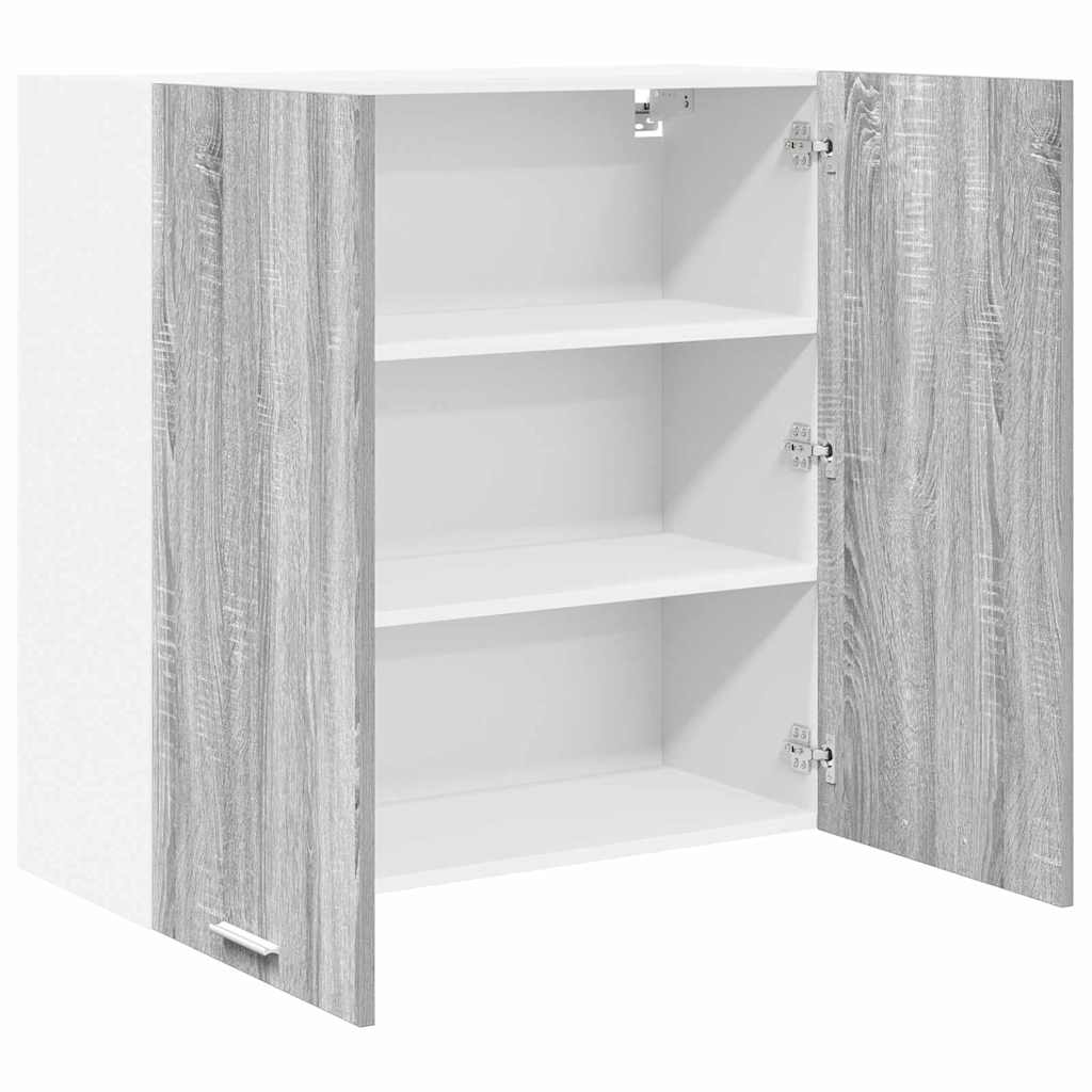 Hanging Cabinet with Storage Riga Grey Sonoma 80 x 31 x 80 cm