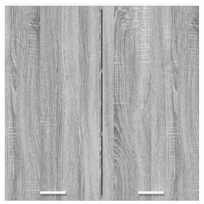 Hanging Cabinet with Storage Riga Grey Sonoma 80 x 31 x 80 cm