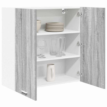 Hanging Cabinet with Storage Riga Grey Sonoma 80 x 31 x 80 cm