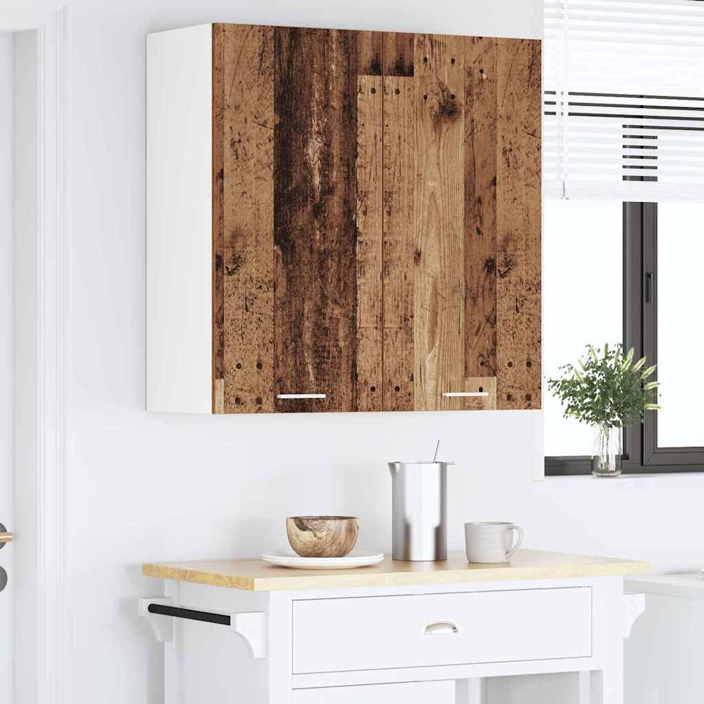 Hanging Cabinet Old Wood 80 x 31 x 80 cm Engineered Wood