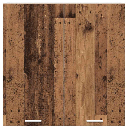 Hanging Cabinet Old Wood 80 x 31 x 80 cm Engineered Wood