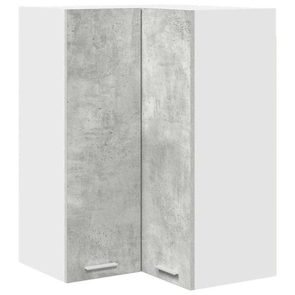 Hanging Cabinet Concrete Grey and White 57 x 57 x 80 cm