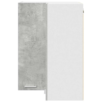 Hanging Cabinet Concrete Grey and White 57 x 57 x 80 cm