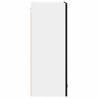 Hanging Cabinet 2 pcs Black Oak 40 x 31 x 80 cm Engineered Wood