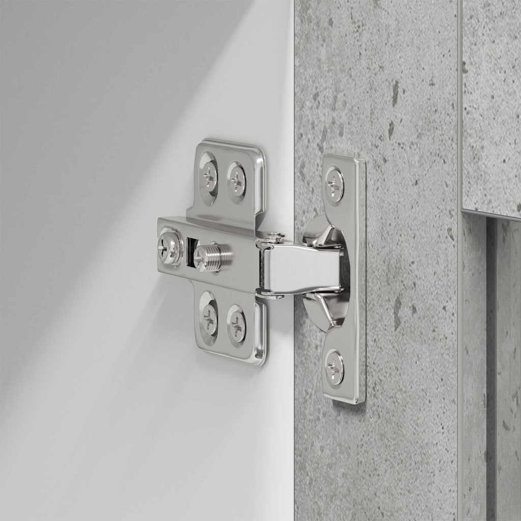 Hanging Cabinet Concrete Grey 40 x 31 x 80 cm Engineered Wood