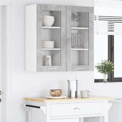Hanging Cabinet Concrete Grey 40 x 31 x 80 cm Engineered Wood