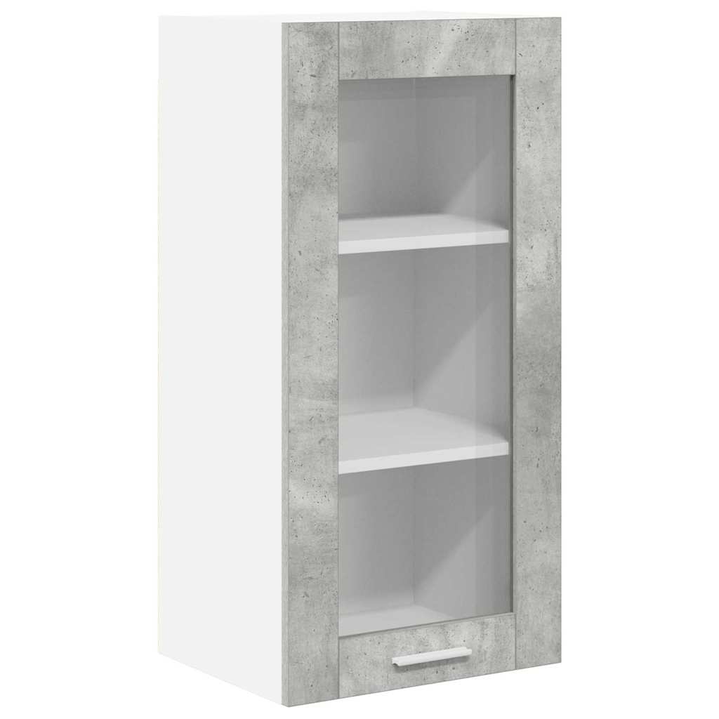 Hanging Cabinet Concrete Grey 40 x 31 x 80 cm Engineered Wood