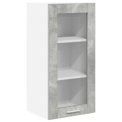Hanging Cabinet Concrete Grey 40 x 31 x 80 cm Engineered Wood