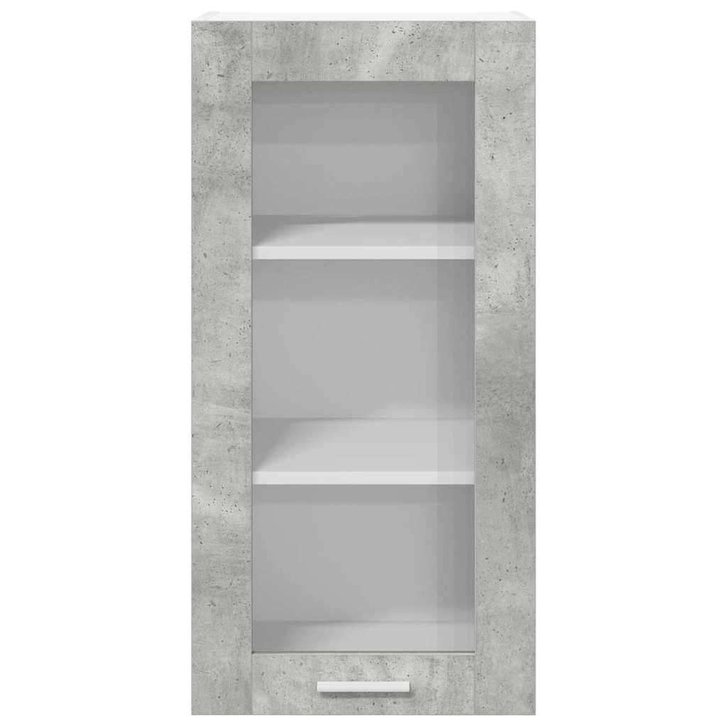 Hanging Cabinet Concrete Grey 40 x 31 x 80 cm Engineered Wood