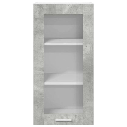 Hanging Cabinet Concrete Grey 40 x 31 x 80 cm Engineered Wood