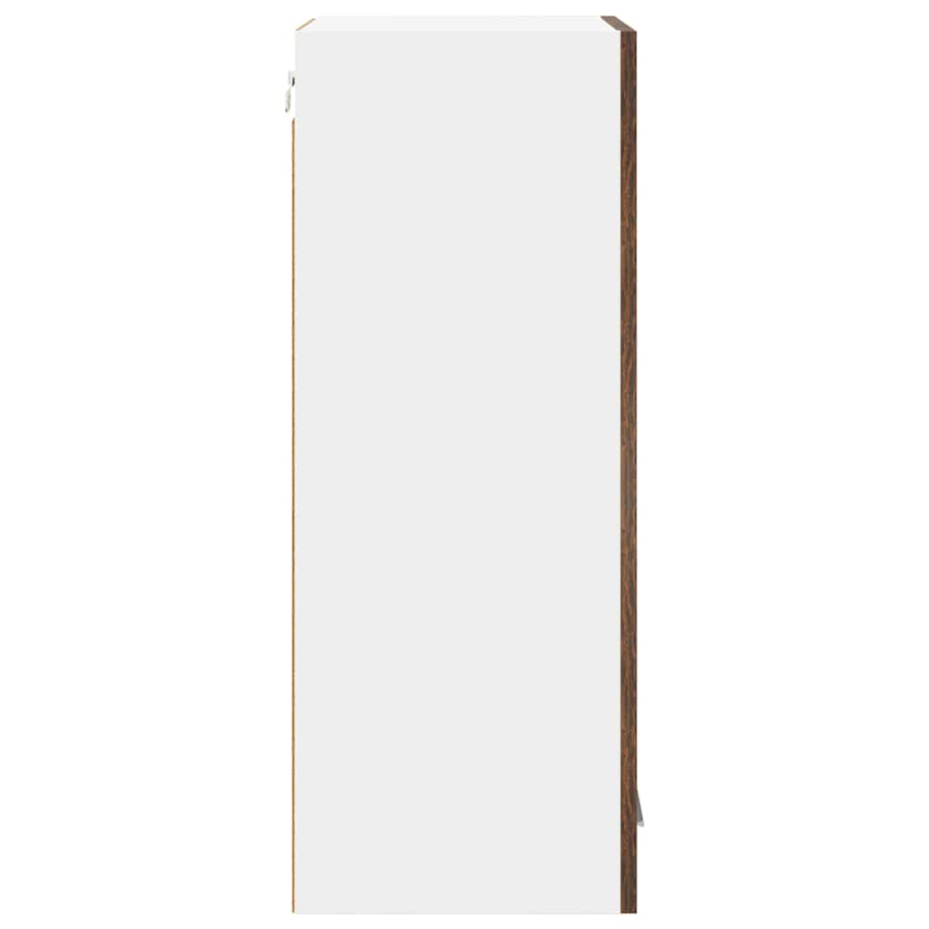 Hanging Cabinet with Storage 2 pcs Smoked Oak 40 x 31 x 80 cm